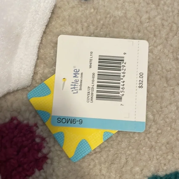 Little Me 6-9m cover up BWT - Picture 3 of 4